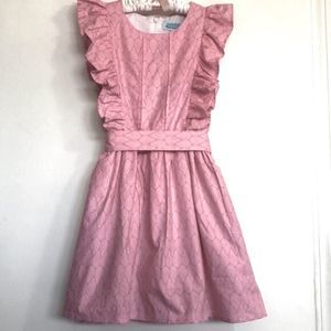 Mar & Luna Flutter Ruffle Dress, Size 8 NWT